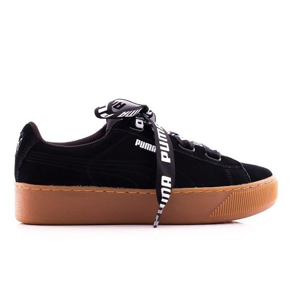 Puma vikky platform ribbon cheap bold black