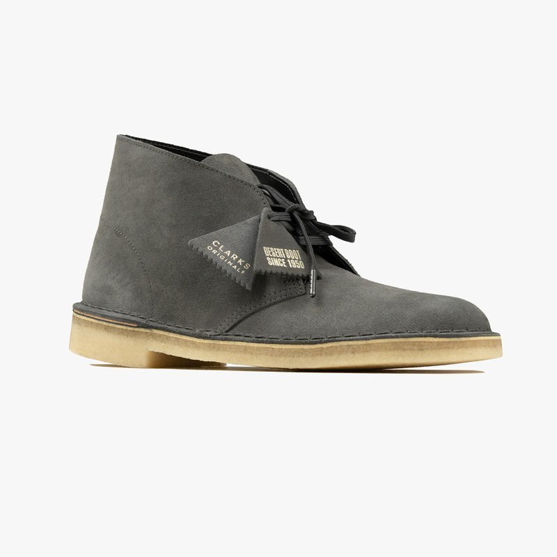 clarks desert boots slate grey