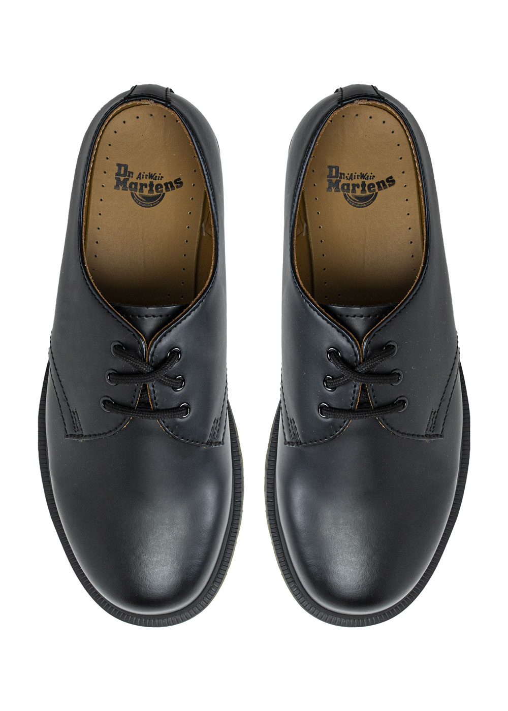 dr martens 1461 pw black smooth