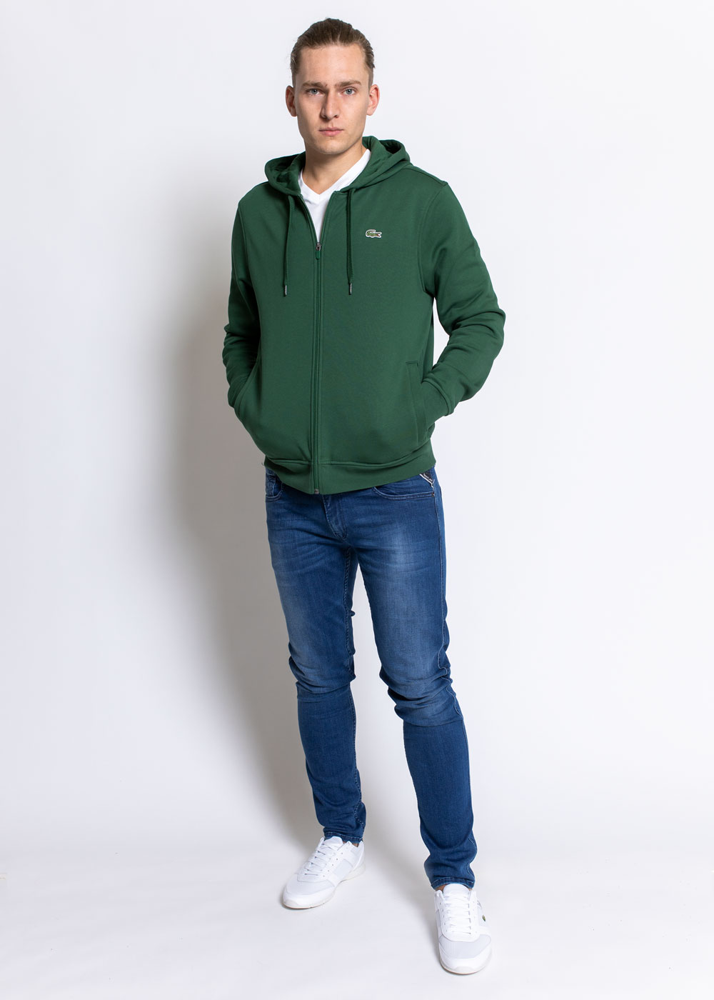 lacoste lightweight hoodie