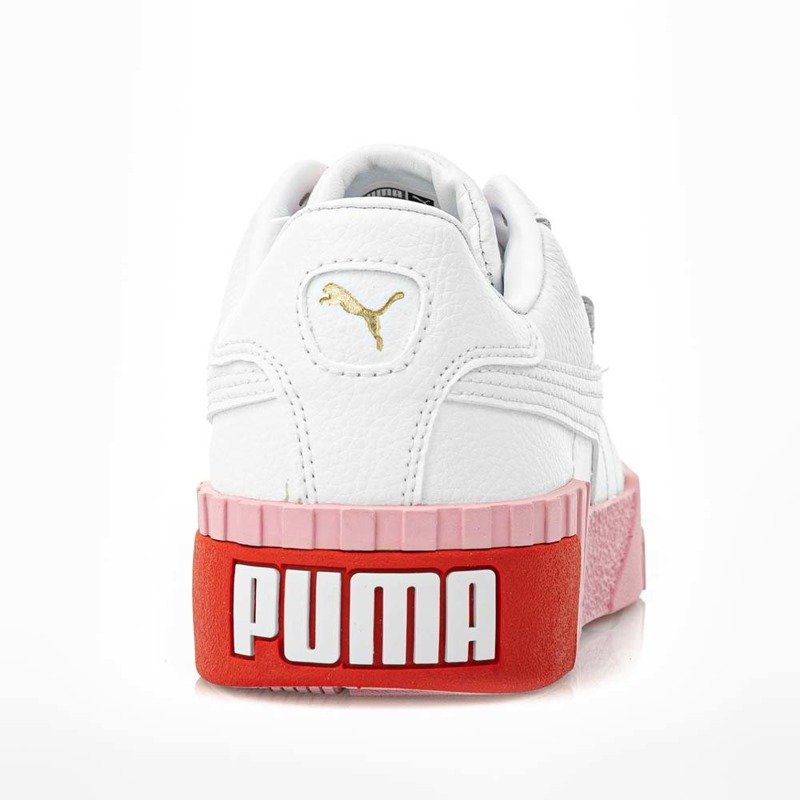 Puma cali best sale red and pink