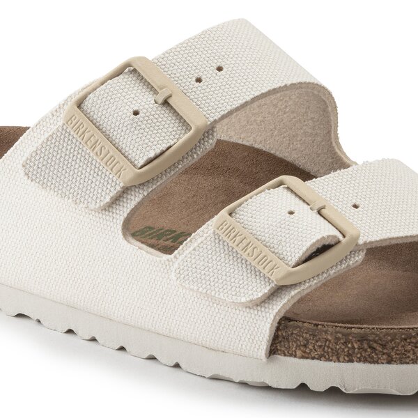 BIRKENSTOCK ARIZONA TEX CANVAS EGGSHELL VEG