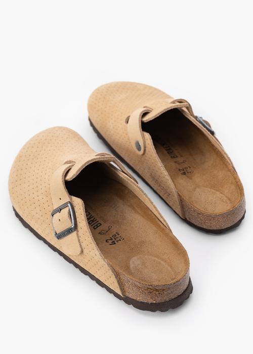 BIRKENSTOCK BOSTON LEVE DOTTED NEW BEIGE