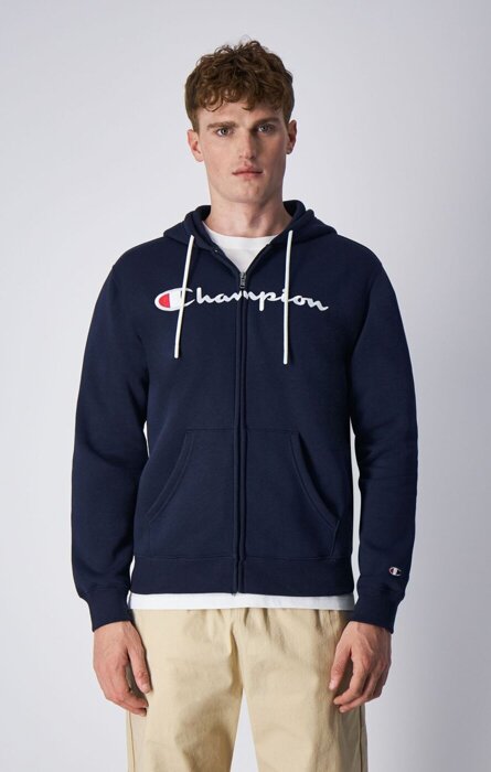 CHAMPION HOODED FULL ZIP SWEATSHIRT