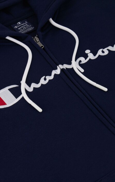 CHAMPION HOODED FULL ZIP SWEATSHIRT