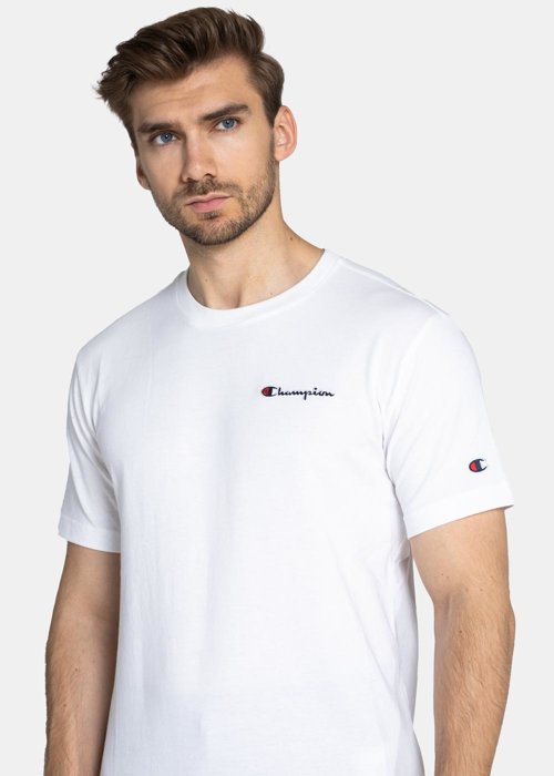 Champion Organic Cotton Blend Small Script Logo T-Shirt (216480-WW001)