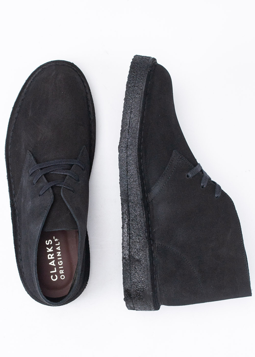 Clarks Desert Coal Black Sde (261548097)