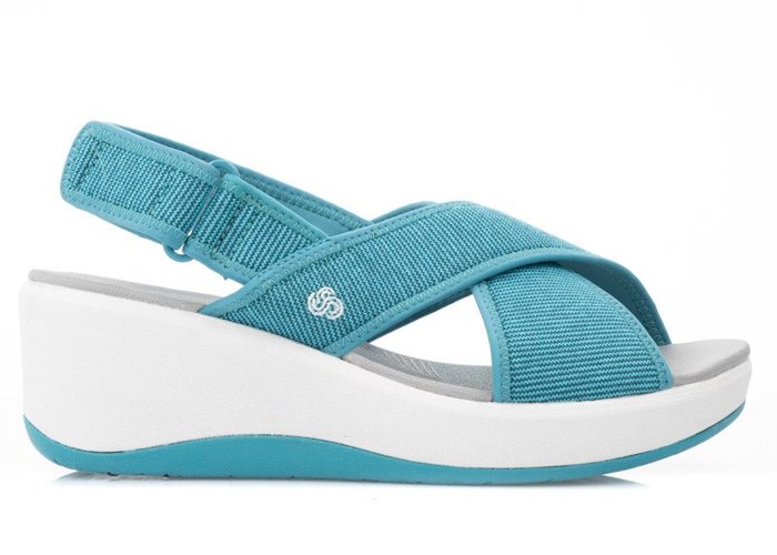 Clarks Step Cali Cove Aqua - Sanda?y (261407424)