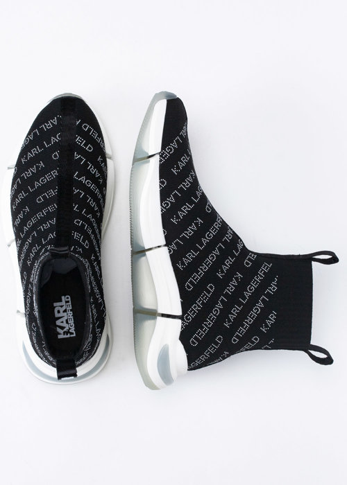 Karl Lagerfeld QUADRA Repeat Logo Knit Boot