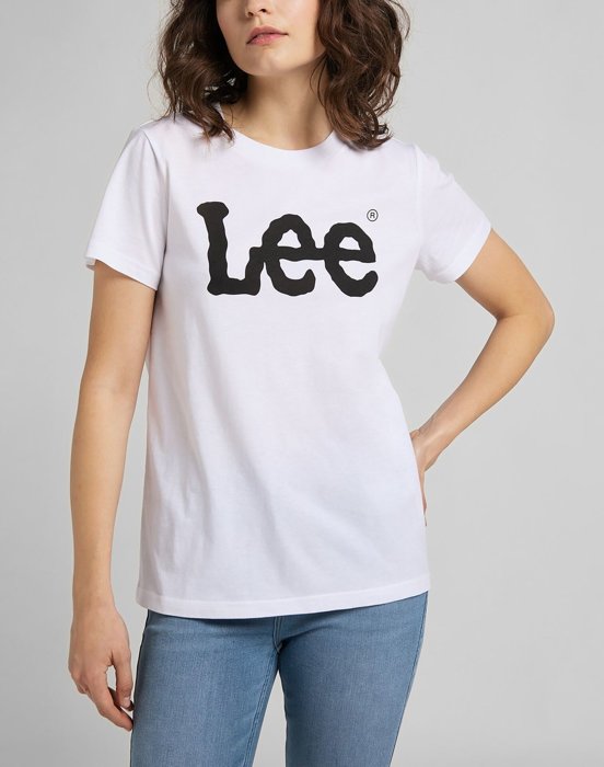 LEE LOGO TEE WHITE 