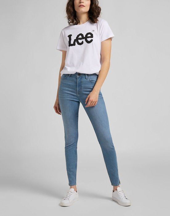 LEE LOGO TEE WHITE 