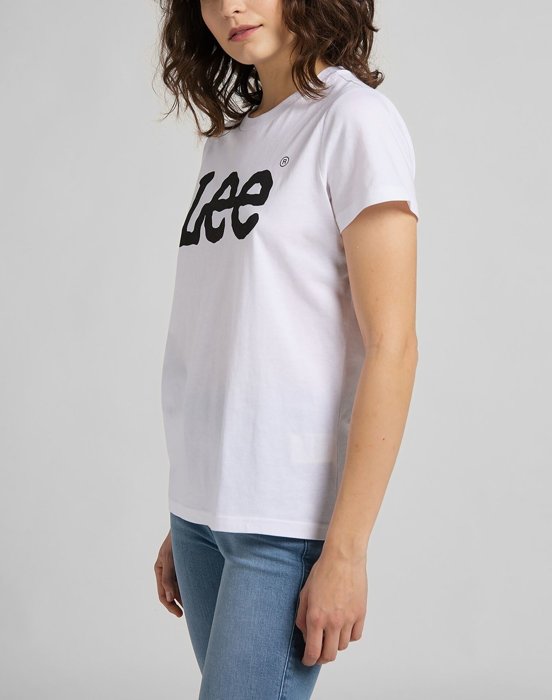 LEE LOGO TEE WHITE 