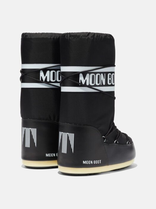 Moon Boot ICON BLACK NYLON BOOTS