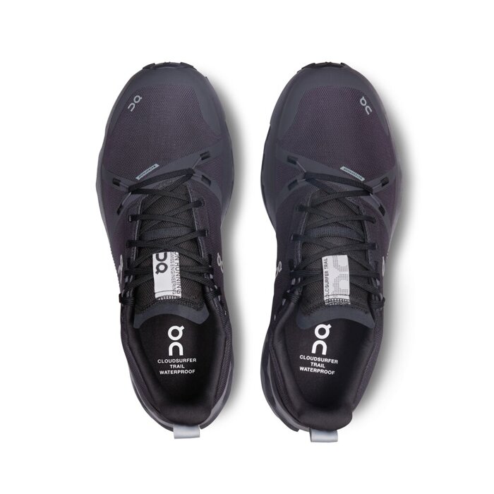 ON CLOUDSURFER TRAIL WATERPROOF BLACK | ECLIPSE