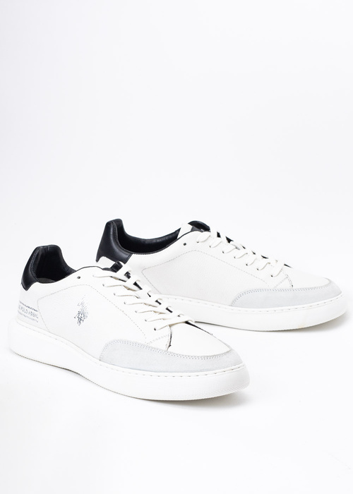 U.S. POLO CRYME005M/3LS1 WHI-BLK01 