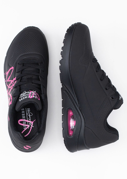 SKECHERS UNO DRIPPING IN LOVE 177980-BKPK 
