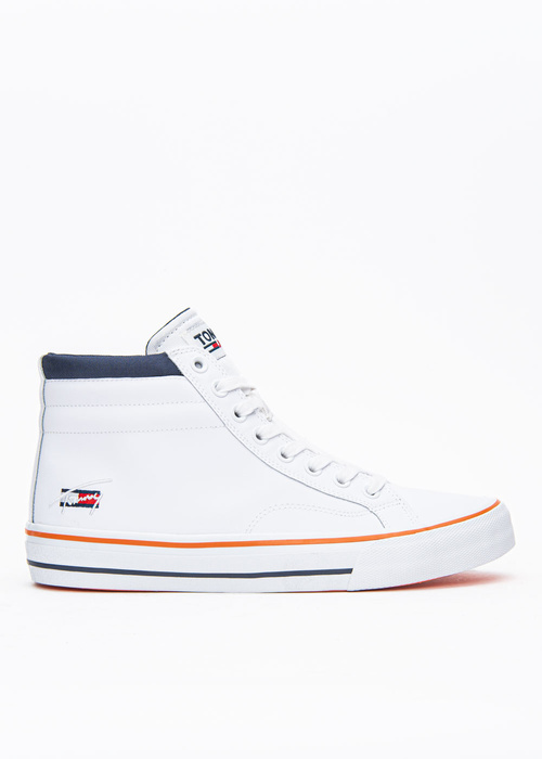 Sneakers Tommy Jeans Long Lace Midcut Leather Tjm (EM0EM00803-YBR)