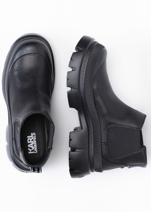 KARL LAGERFELD TREKKA MAX SHORT GORE BOOT