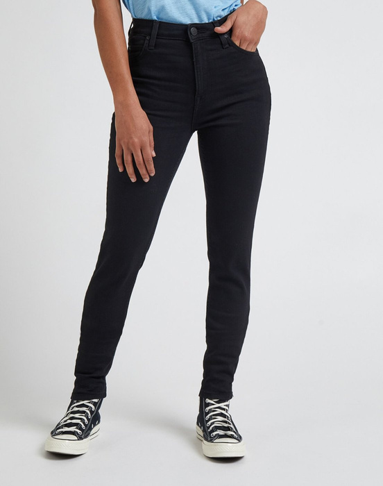 LEE SCARLETT HIGH BLACK RINSE 