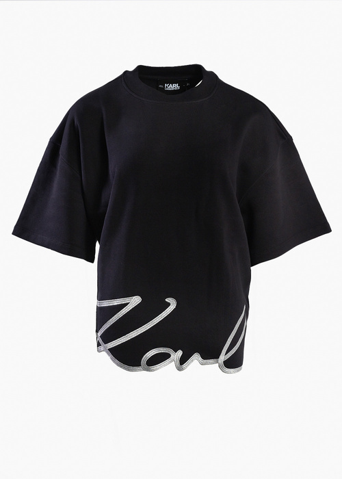 KARL LAGERFELD SSLV KARL HEM SWEATSHIRT 